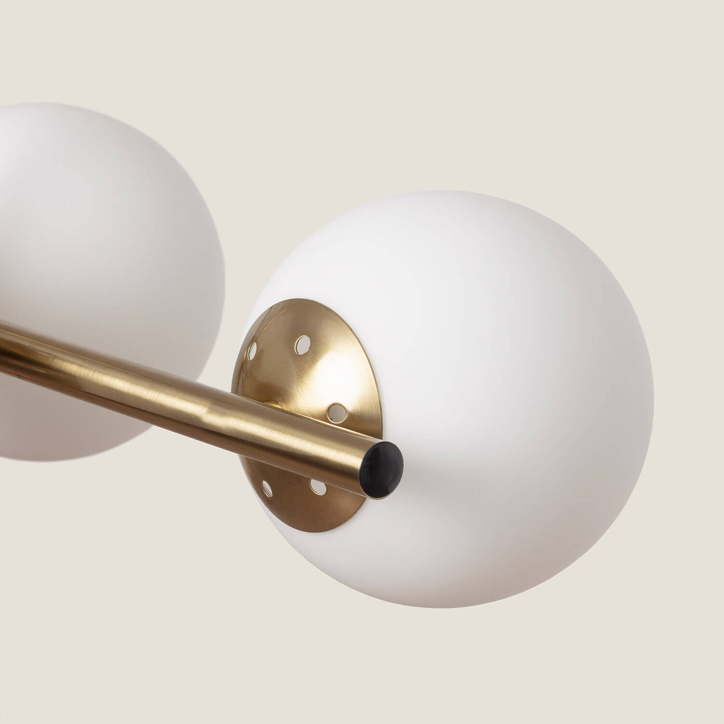 Lámpara Colgante Metal y Cristal Moonlight Brass 6 Focos