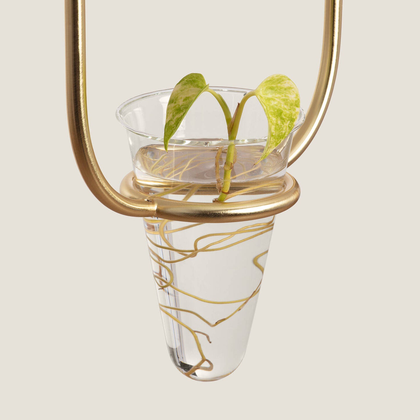 Lámpara Colgante Metal y Cristal Moonlight Puncak