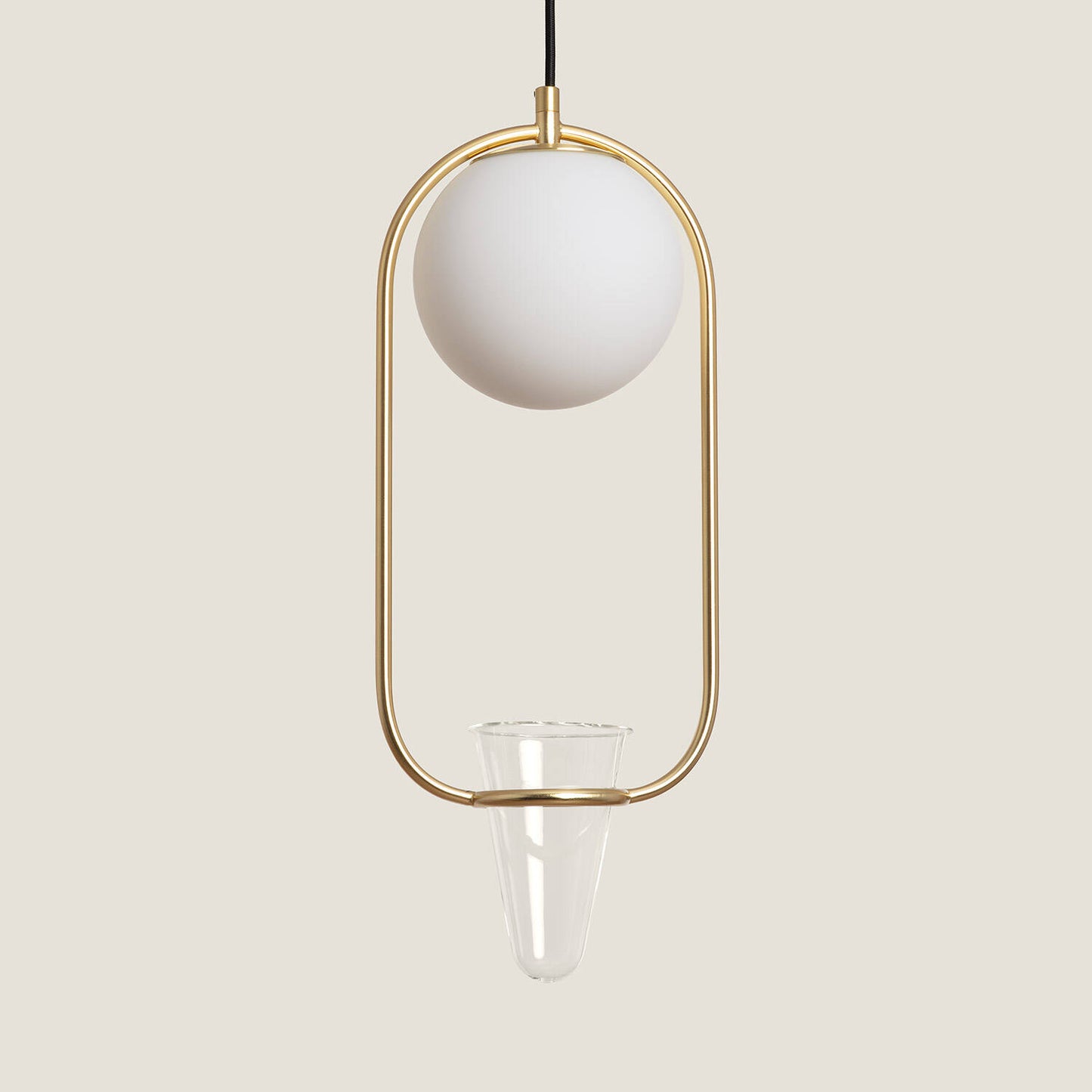 Lámpara Colgante Metal y Cristal Moonlight Puncak