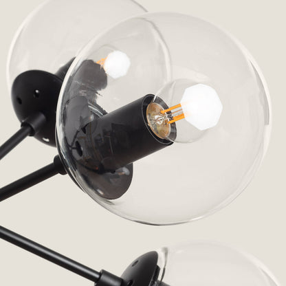 Lámpara Colgante Metal y Cristal Wassily 9 Focos
