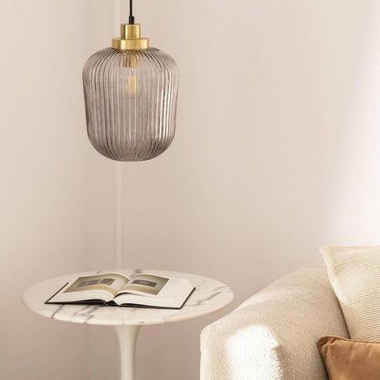 Lámpara Colgante Metal y Cristal Windsor