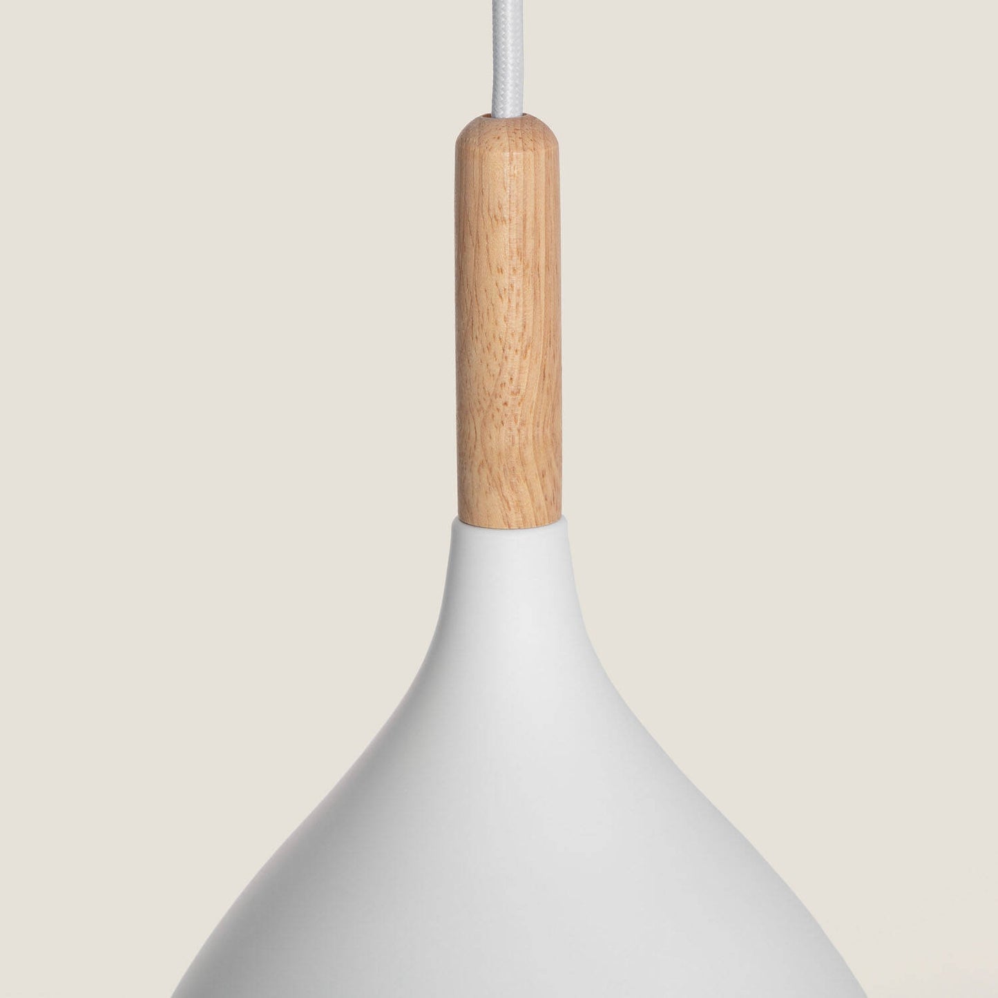 Lámpara Colgante Metal y Madera Karlek