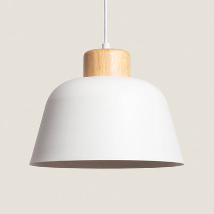 Lámpara Colgante Metal y Madera Wawak