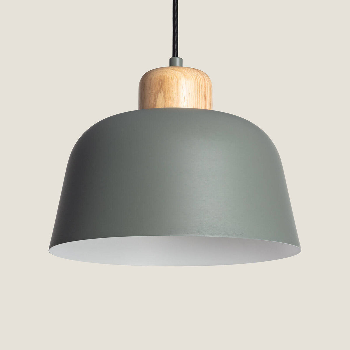 Lámpara Colgante Metal y Madera Wawak
