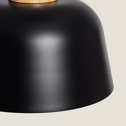 Lámpara Colgante Metal y Madera Wawak