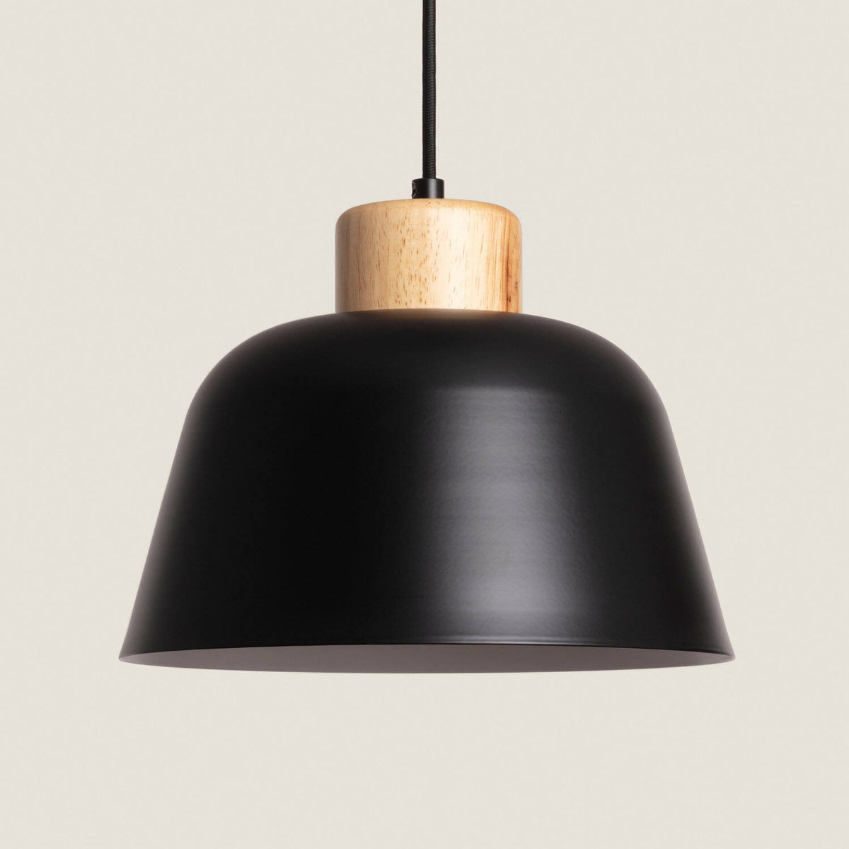 Lámpara Colgante Metal y Madera Wawak
