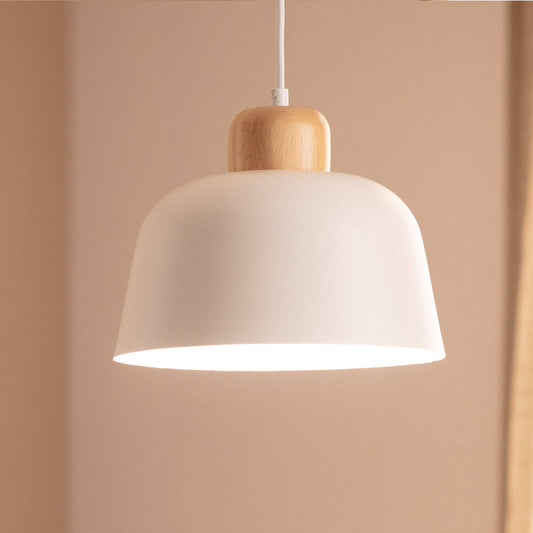 Lámpara Colgante Metal y Madera Wawak