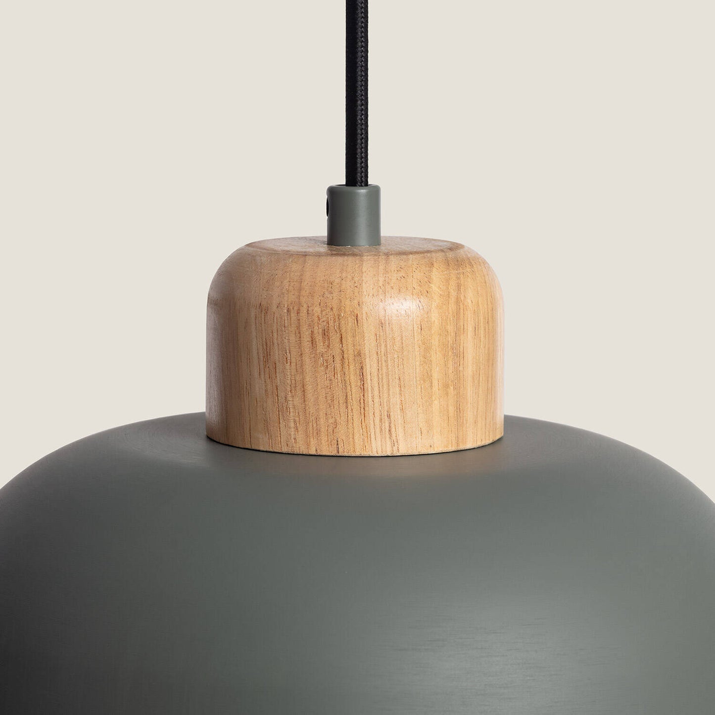 Lámpara Colgante Metal y Madera Wawak