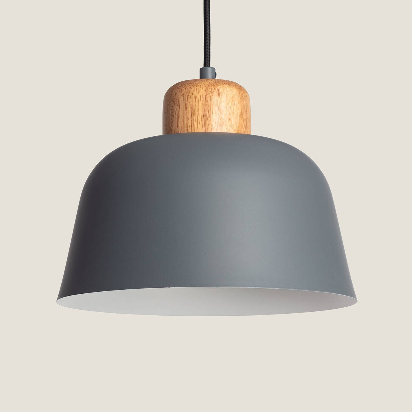 Lámpara Colgante Metal y Madera Wawak