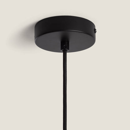 Lámpara Colgante Metal y Madera Wawak