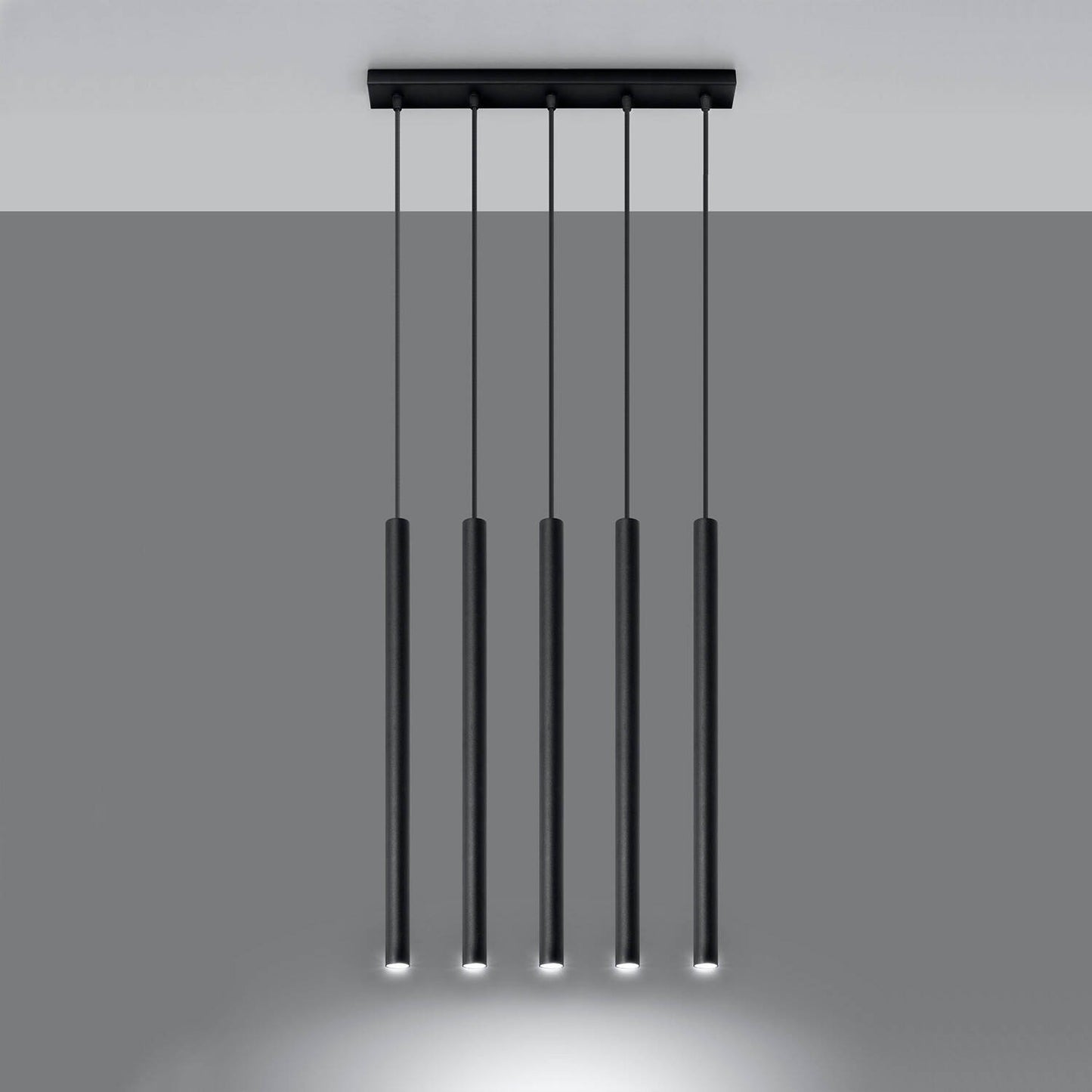 Lámpara Colgante Pastelo 5 Metal SOLLUX
