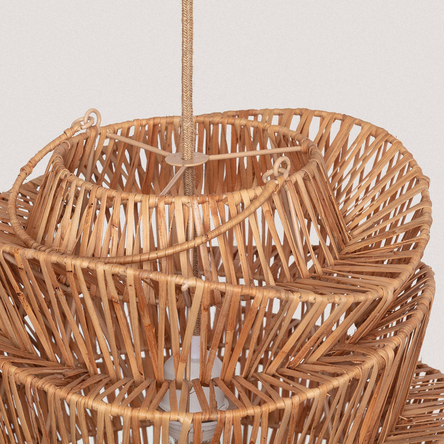 Lámpara Colgante Ratán Halima Ø570 mm ILUZZIA