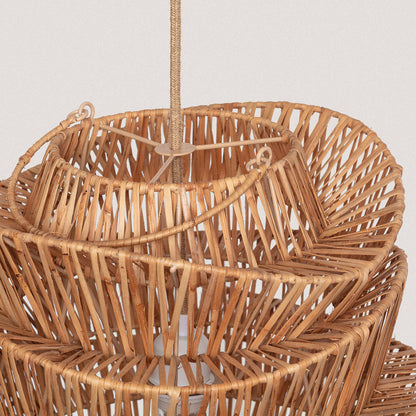 Lámpara Colgante Ratán Halima Ø570 mm ILUZZIA