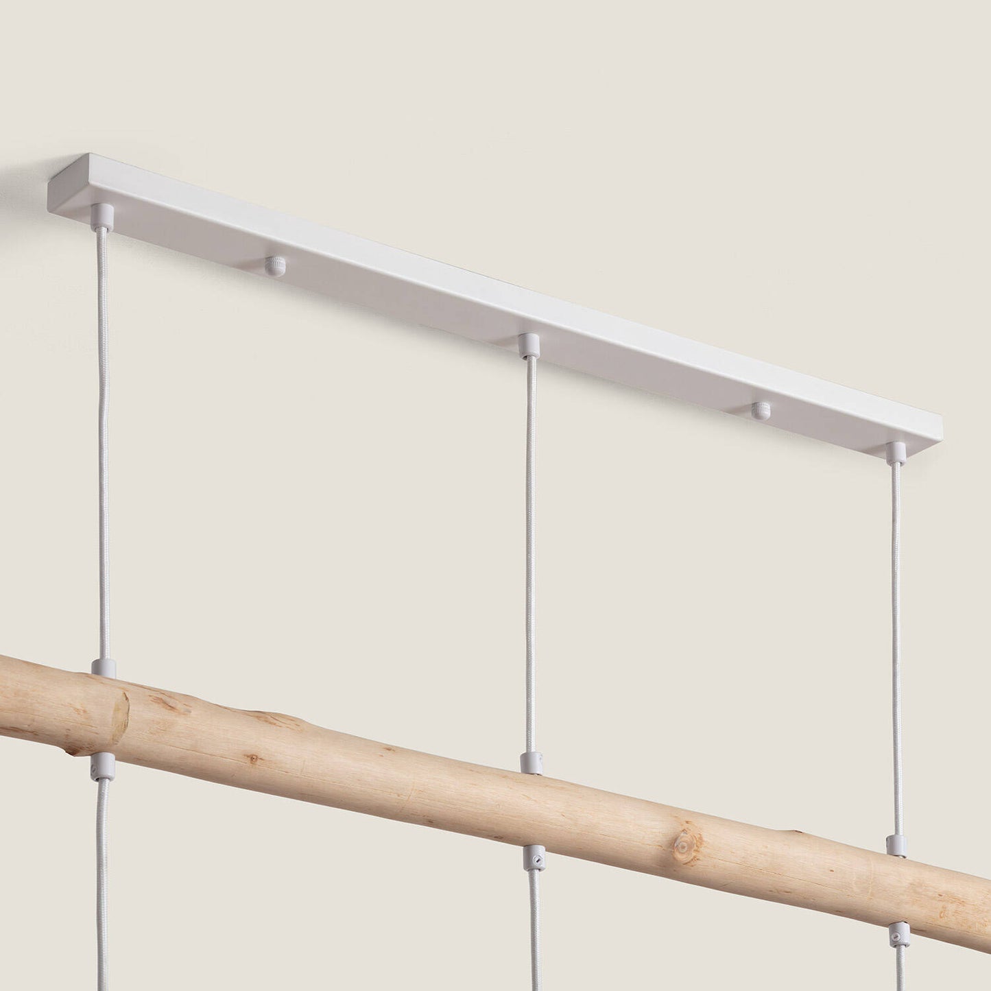 Lámpara Colgante Ratán y Madera Linfen
