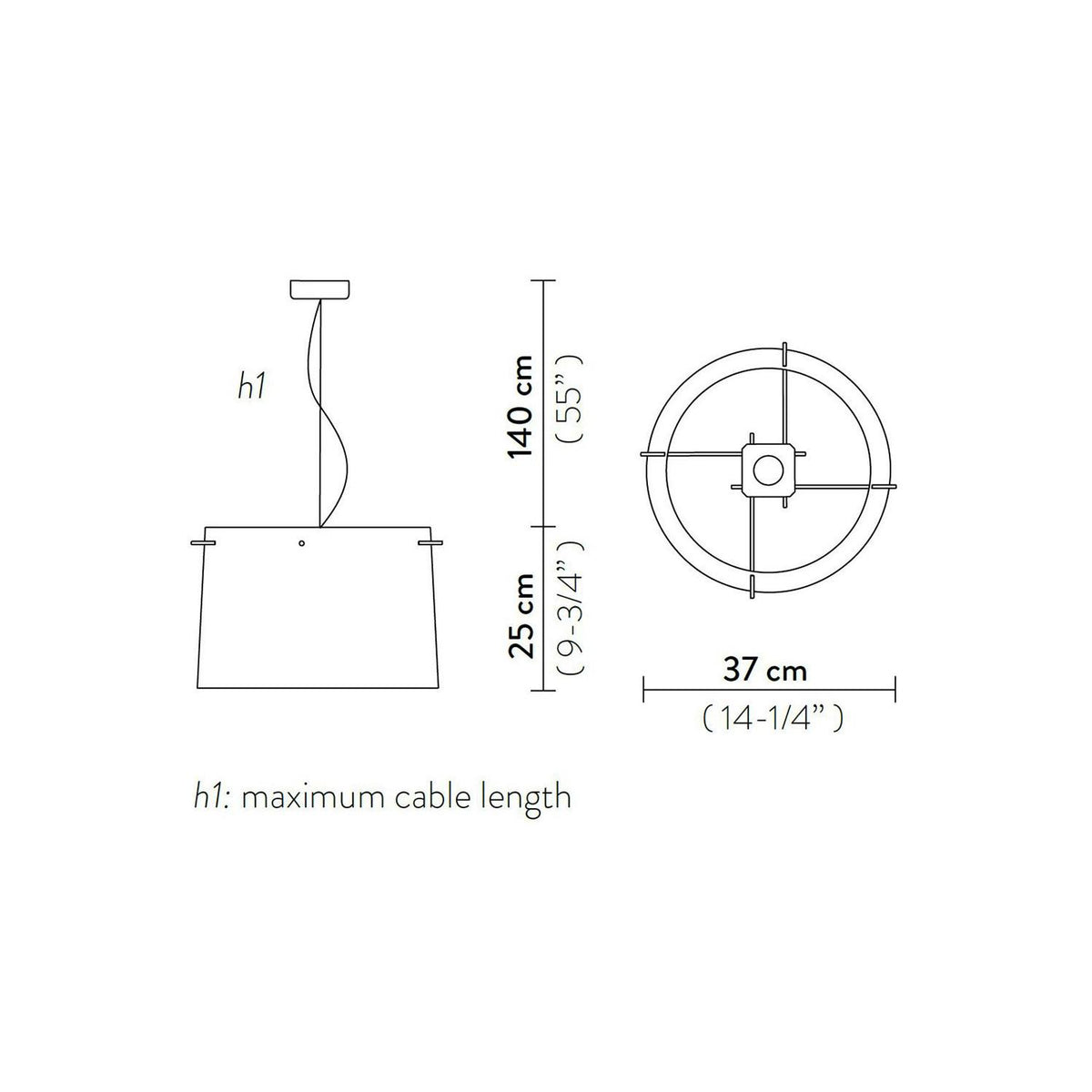 Lámpara Colgante SLAMP Woody Suspension