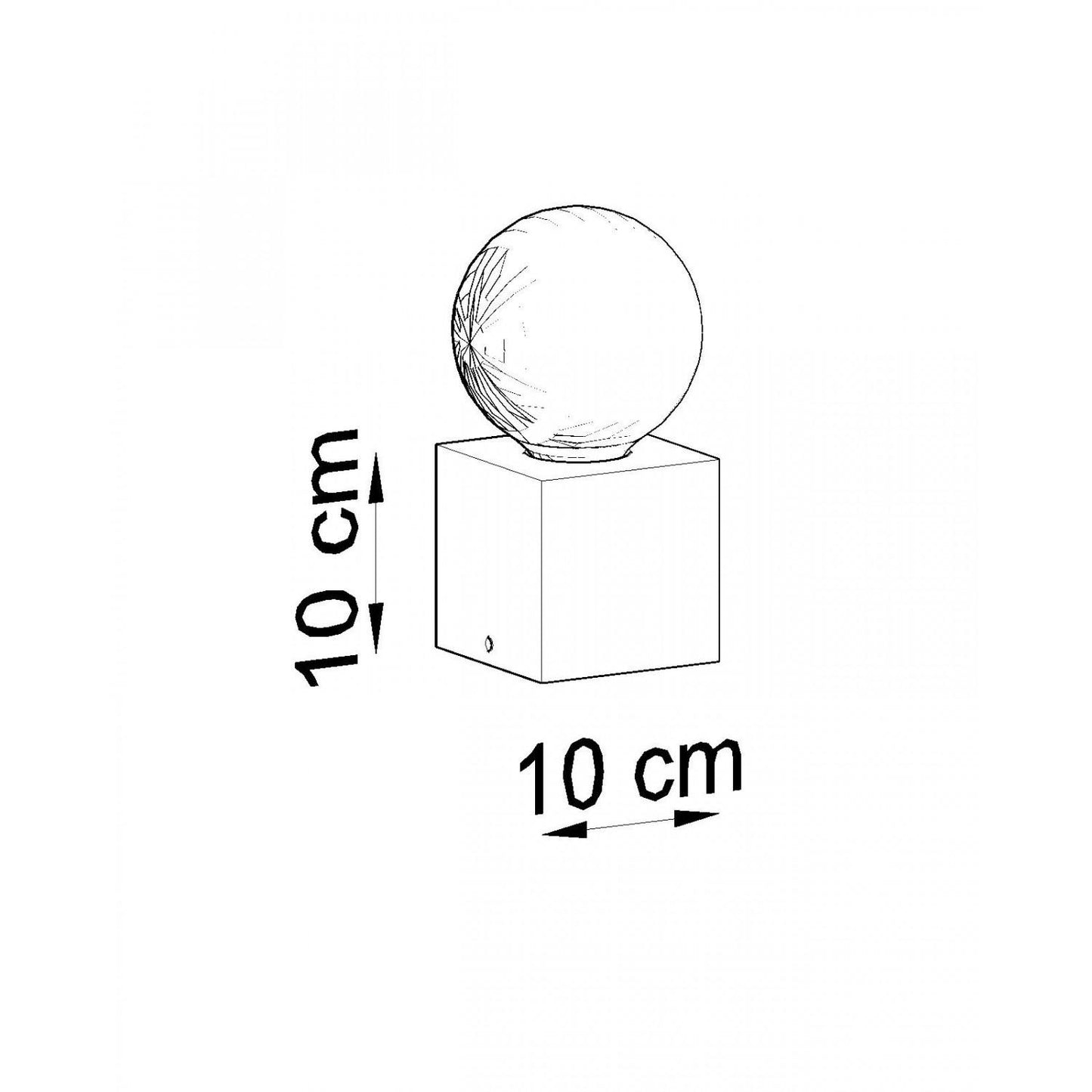 Lámpara de Mesa Ariz Hormigón SOLLUX