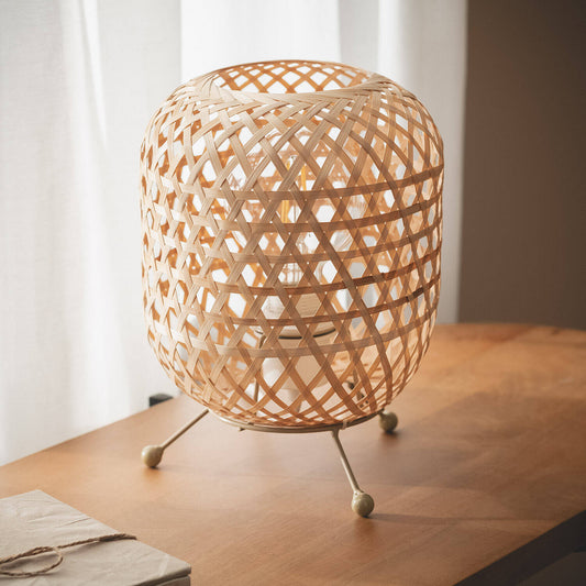 Lámpara de Mesa Bambú Chia