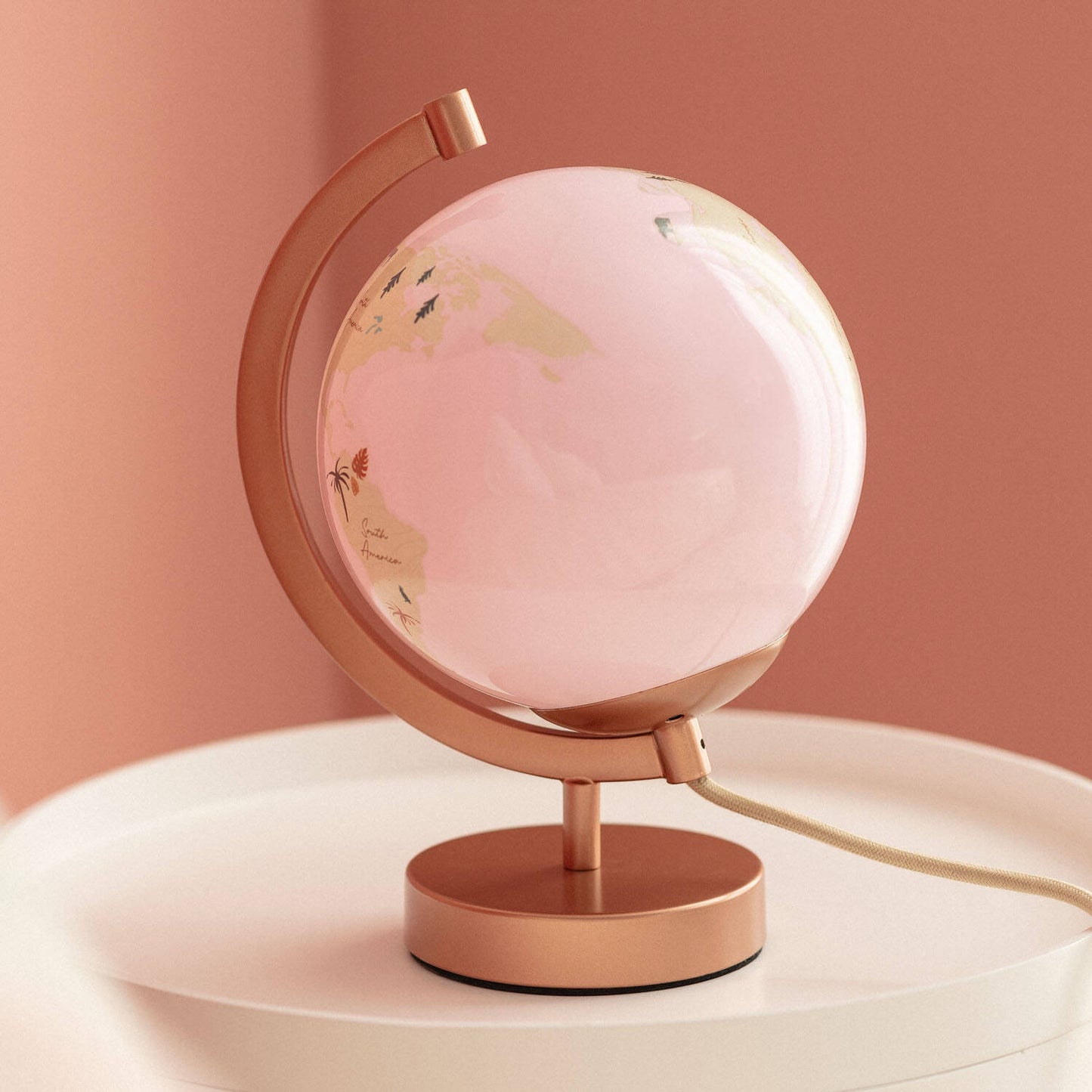Lámpara de Mesa Bola Mundo