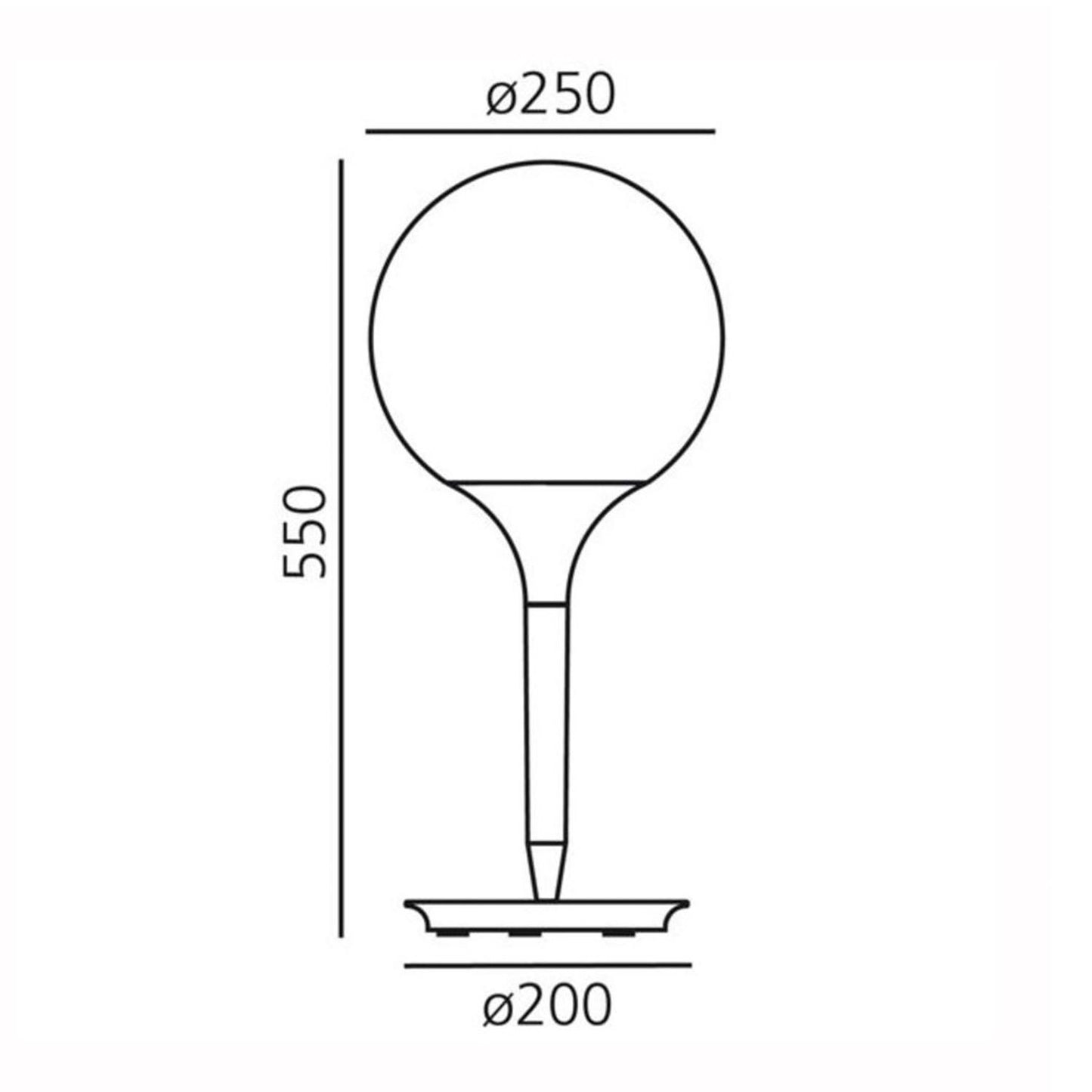 Lámpara de Mesa Castore Ø25cm ARTEMIDE