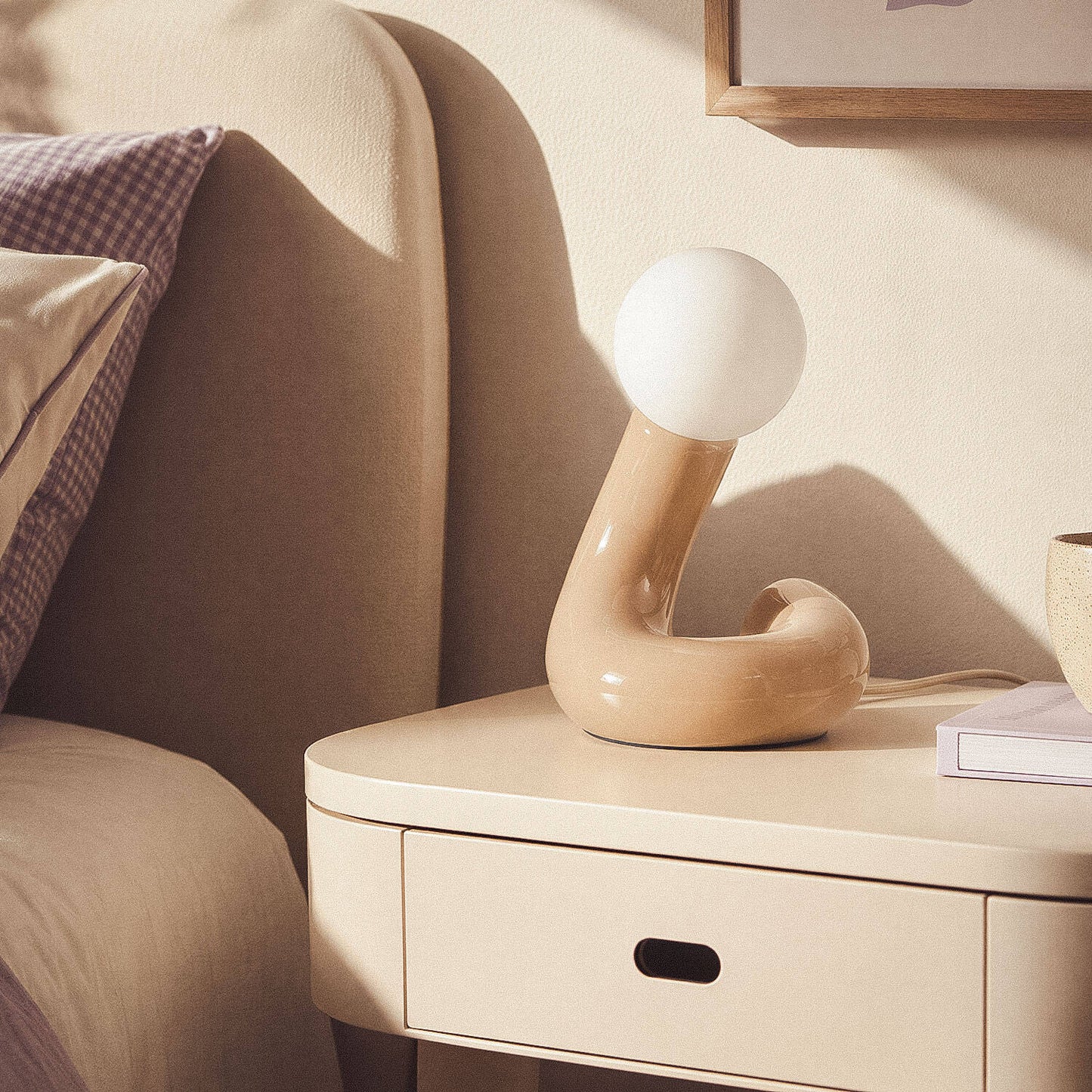 Lámpara de Mesa Cerámica Arlo Juno