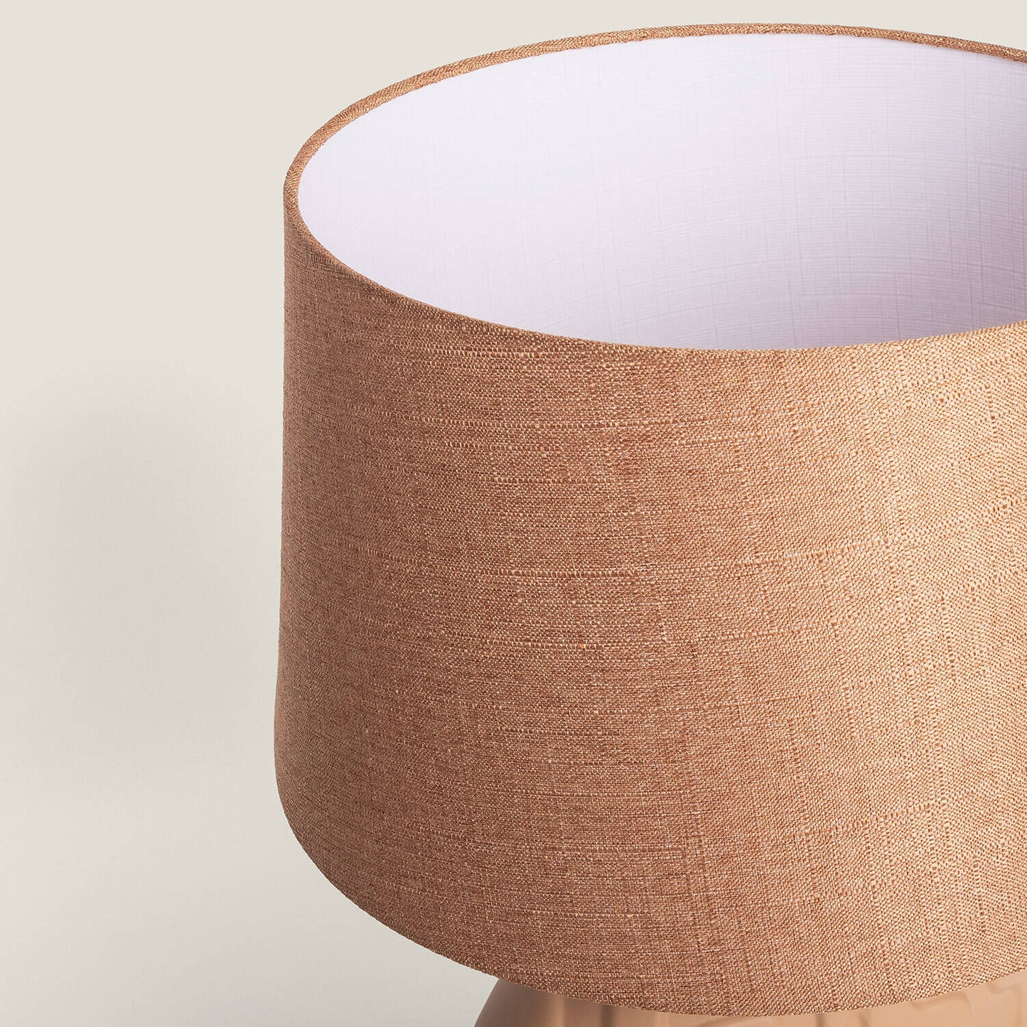 Lámpara de Mesa Cerámica y Lino Surab