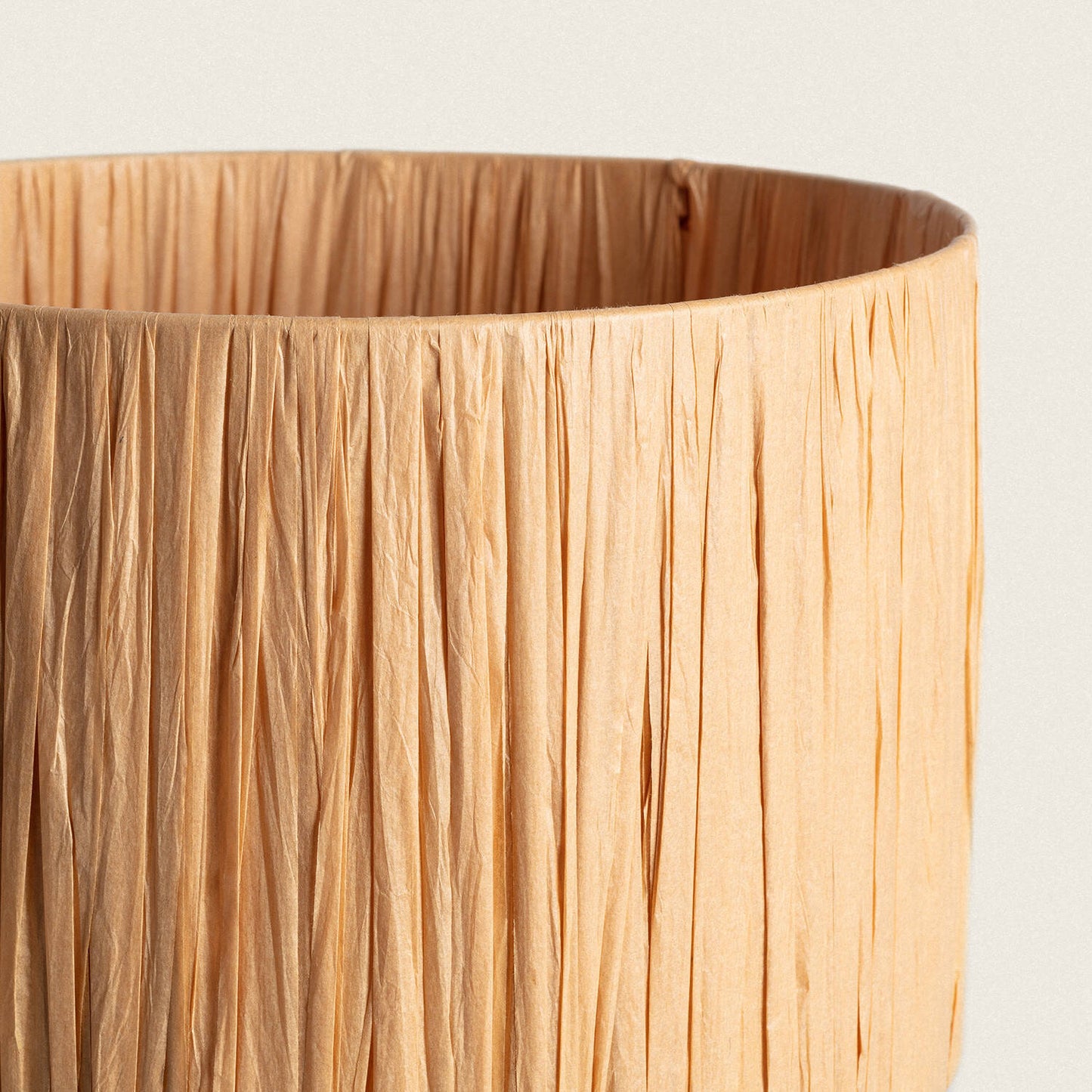 Lámpara de Mesa Cerámica y Rafia Kinney