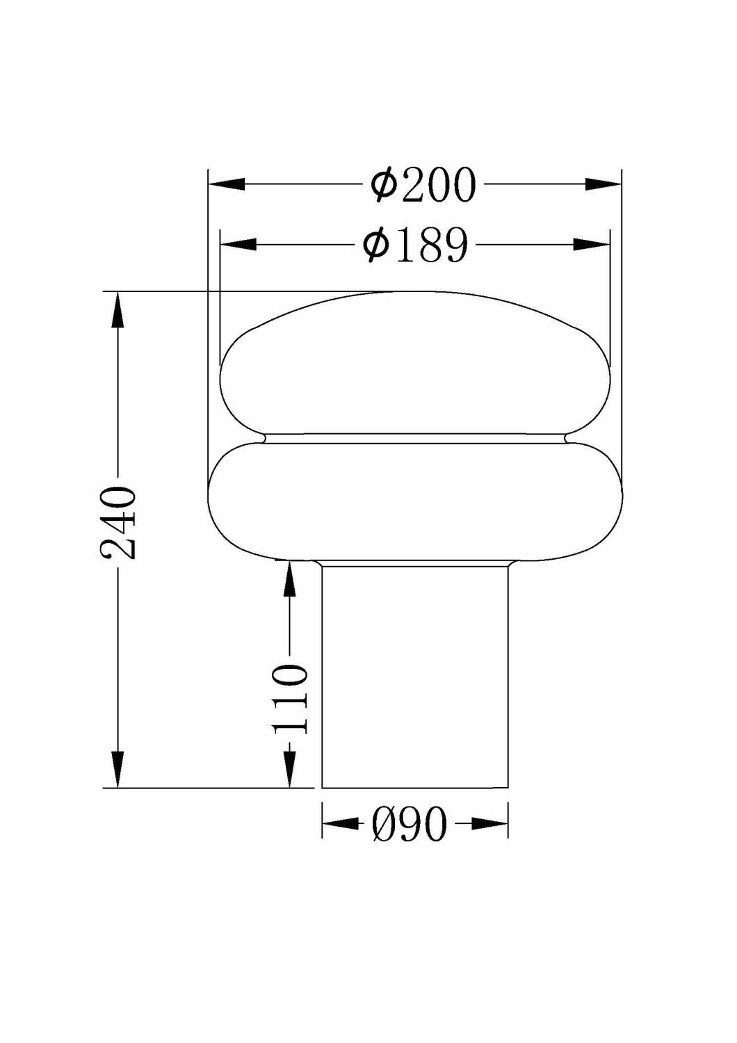 Lámpara de Mesa Cristal Kurta