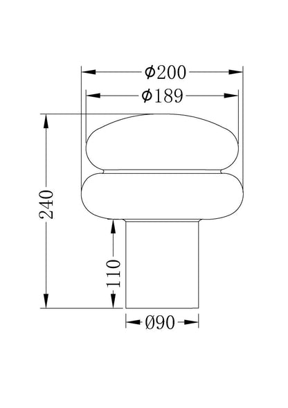 Lámpara de Mesa Cristal Kurta