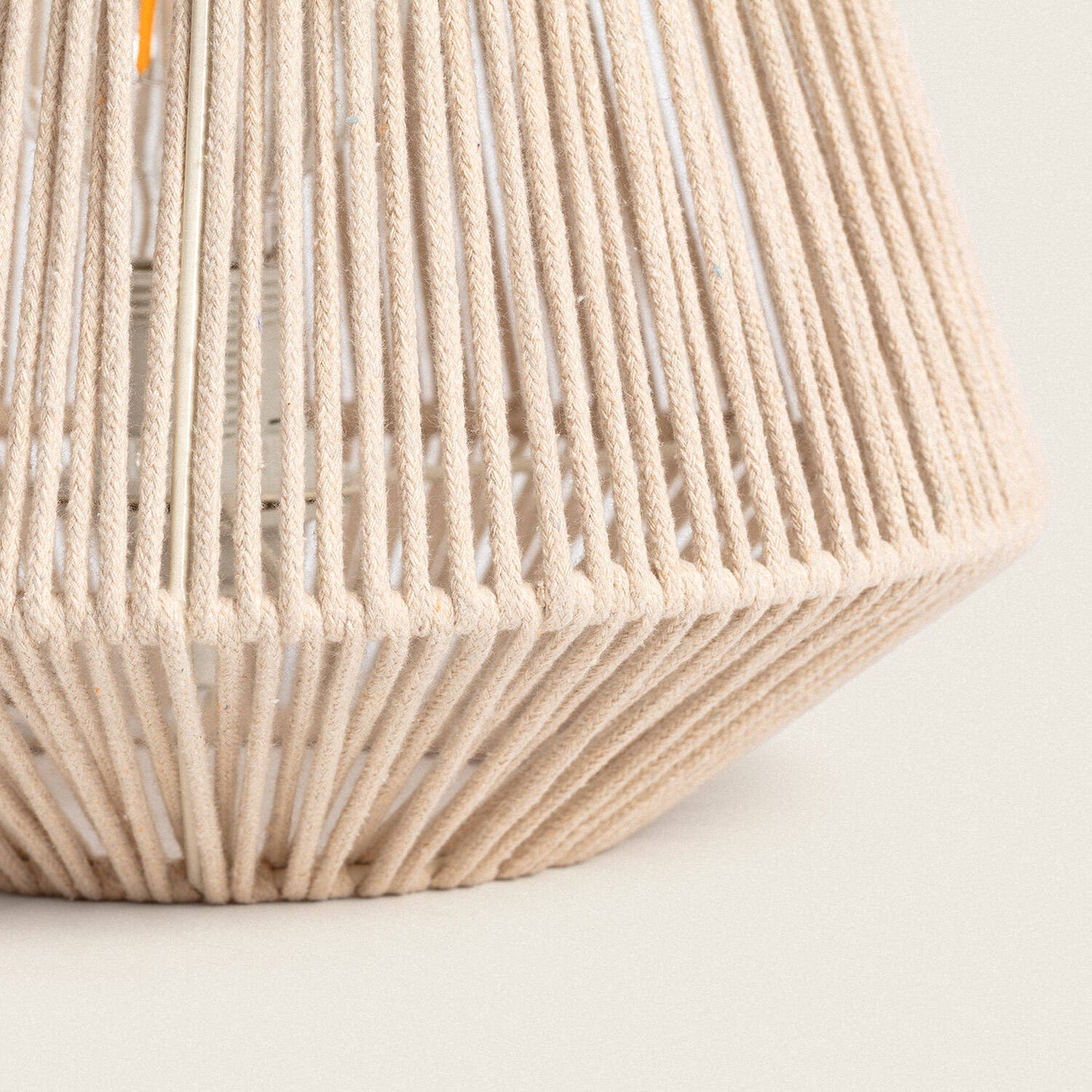 Lámpara de Mesa Cuerda de Algodón Bris Diantha