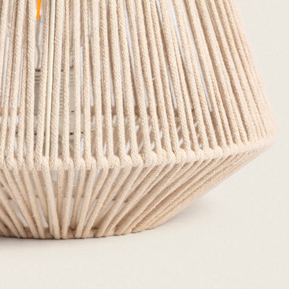 Lámpara de Mesa Cuerda de Algodón Bris Diantha