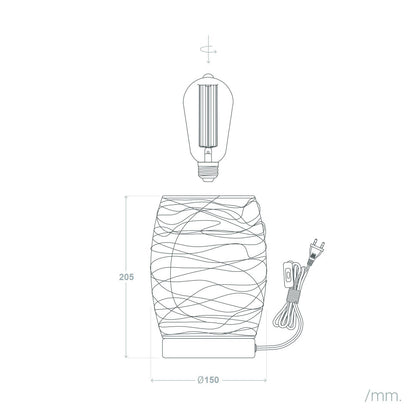 Lámpara de Mesa de Aluminio Winbi