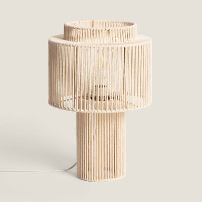 Lámpara de Mesa de Cuerda de Algodón Alma