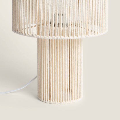 Lámpara de Mesa de Cuerda de Algodón Alma