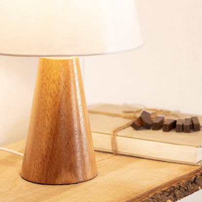 Lámpara de Mesa de Madera Dukku