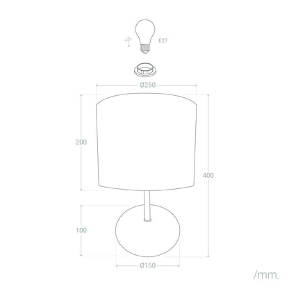 Lámpara de Mesa de Madera Gulbi