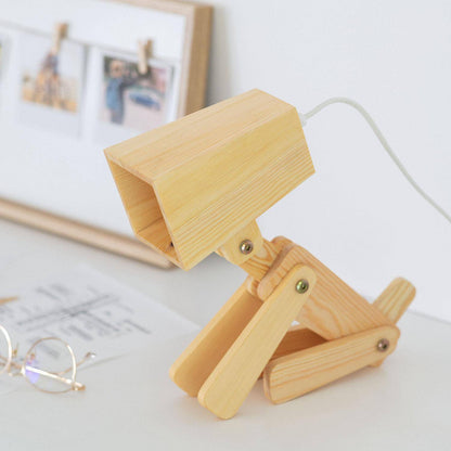 Lámpara de Mesa de Madera Infantil Coba Doggi