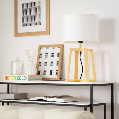 Lámpara de Mesa de Madera Korsade