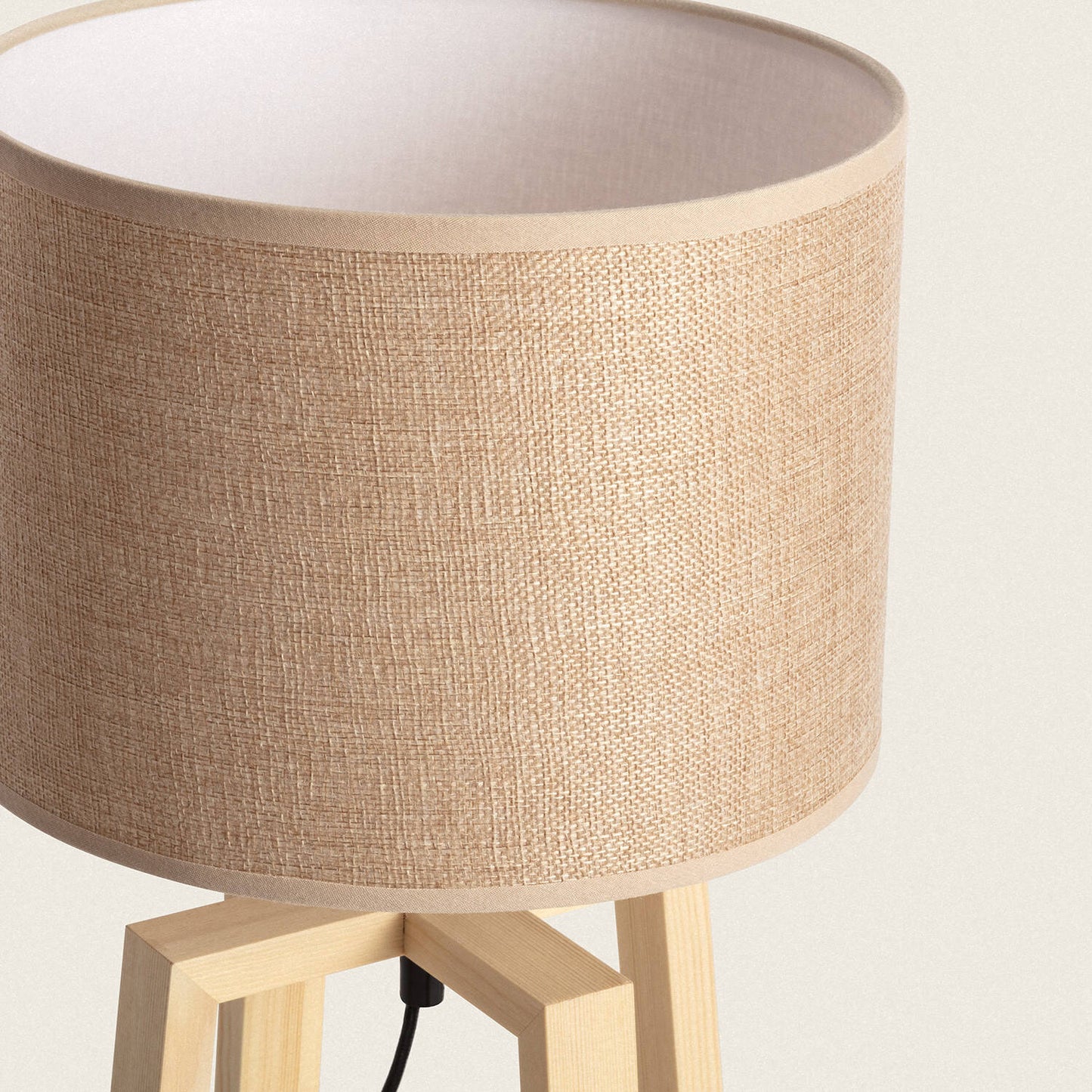 Lámpara de Mesa de Madera Korsade
