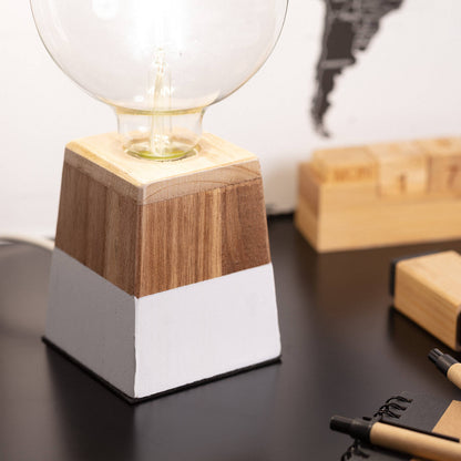 Lámpara de Mesa de Madera Lakara