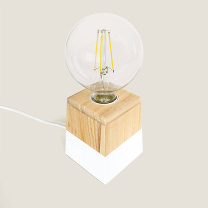 Lámpara de Mesa de Madera Lakara