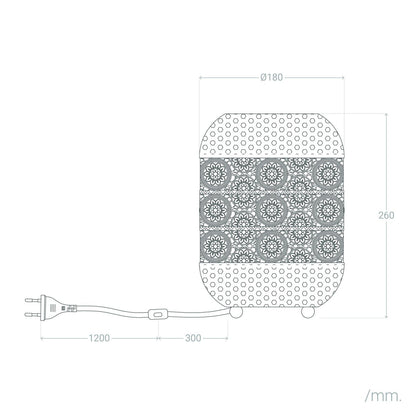 Lámpara de Mesa de Metal Aerba