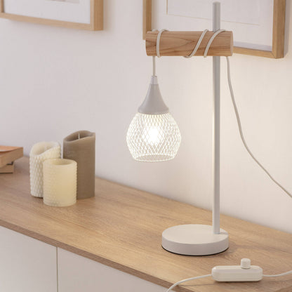 Lámpara de Mesa de Metal WiFi con Regulador Monah