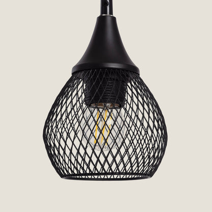 Lámpara de Mesa de Metal y Madera Monah