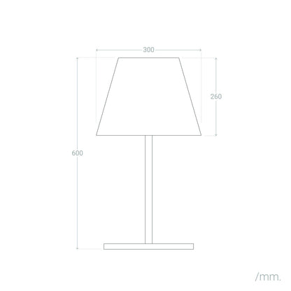 Lámpara de Mesa Exterior Aluminio Maipo
