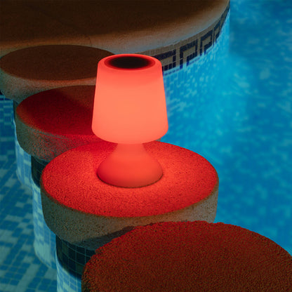 Lámpara de Mesa Exterior LED RGBW Portátil con Altavoz Bluetooth y Batería USB Recargable Uyoga