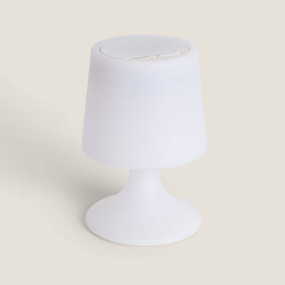 Lámpara de Mesa Exterior LED RGBW Portátil con Altavoz Bluetooth y Batería USB Recargable Uyoga