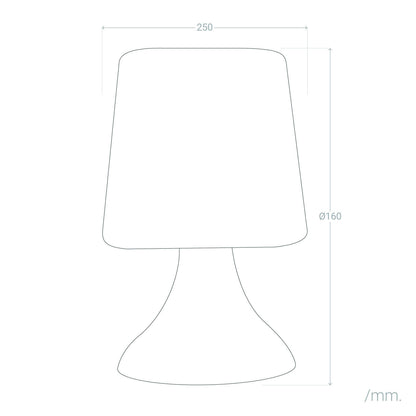 Lámpara de Mesa Exterior LED RGBW Portátil con Altavoz Bluetooth y Batería USB Recargable Uyoga