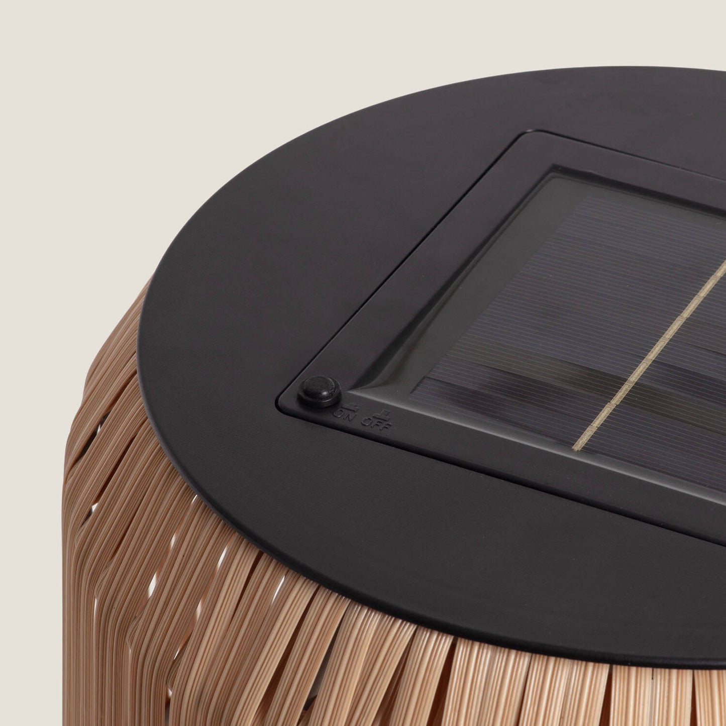 Lámpara de Mesa Exterior Solar LED Ratán Nygala
