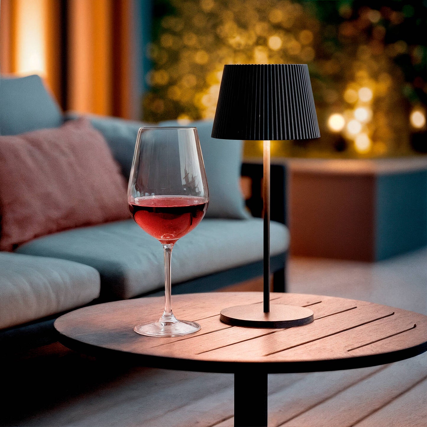 Lámpara de Mesa LED Portátil para Exterior Aluminio con Batería Recargable Willox