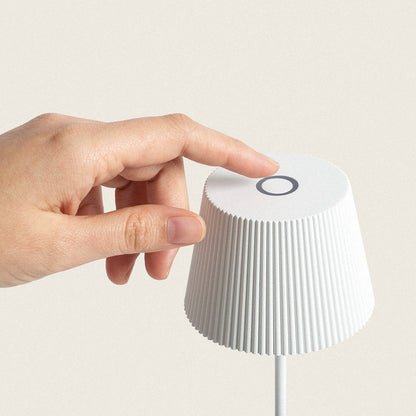 Lámpara de Mesa LED Portátil para Exterior Aluminio con Batería Recargable Willox